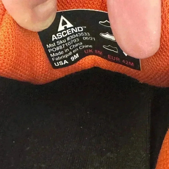 Ascend Approach II Low Waterproof Hiking Shoes for Men Size 9M - Picture 13 of 14